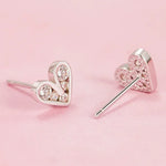 Drop Earrings Women Engagement Party Exquisite Ear Accessories Fashion Jewelry Temperament Sweet Pink Pear Cubic Zirconia