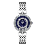 Women Bracelet Watches Silver Top Brand Luxury Ladies Wrist Watches Female Clock Full Steel Quartz Watches Elegant Fashion