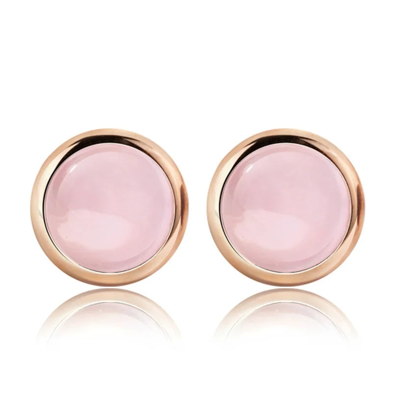Drop Earrings Women Engagement Party Exquisite Ear Accessories Fashion Jewelry Temperament Sweet Pink Pear Cubic Zirconia
