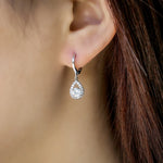 New Waterdrop Shaped Drop Earrings for Women Simple and Elegant Lady's Ear Accessories Daily Wear Fashion Versatile Jewelry