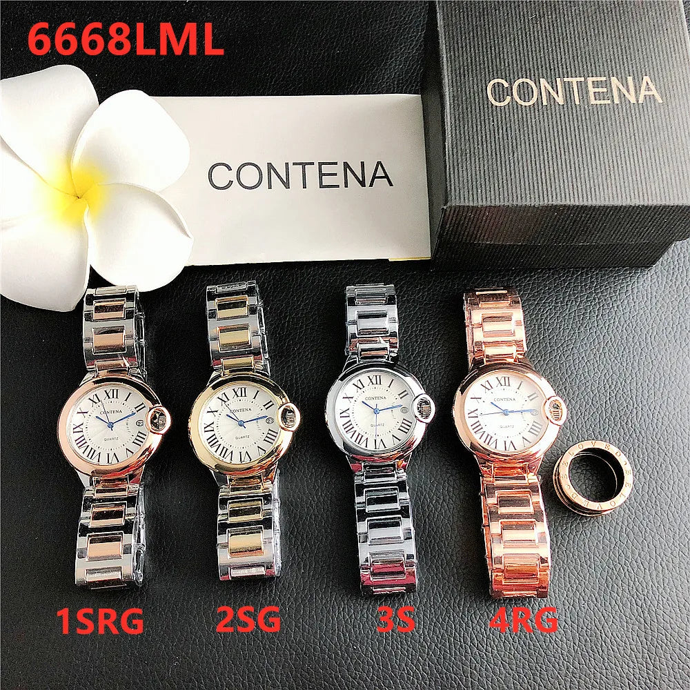 Luxury Women Quartz Watch Elegant Calendar Display Ladies Watches Top Brand Fashion Stainless Steel Wristwatches Clock Gift