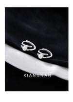925 Sterling Silver Pearl Earrings Luxurious Exclusive Design Exquisite Simple Fashionable Ear Accessories for Women