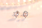 Drop Earrings Women Engagement Party Exquisite Ear Accessories Fashion Jewelry Temperament Sweet Pink Pear Cubic Zirconia