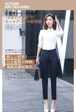 New Style Suit Pants for Women Spring and Summer Thin High Waist Slim Casual Women's Pants Professional Straight Pants