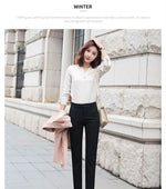 New Style Suit Pants for Women Spring and Summer Thin High Waist Slim Casual Women's Pants Professional Straight Pants