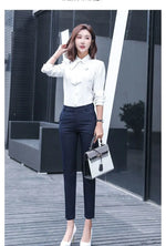 New Style Suit Pants for Women Spring and Summer Thin High Waist Slim Casual Women's Pants Professional Straight Pants