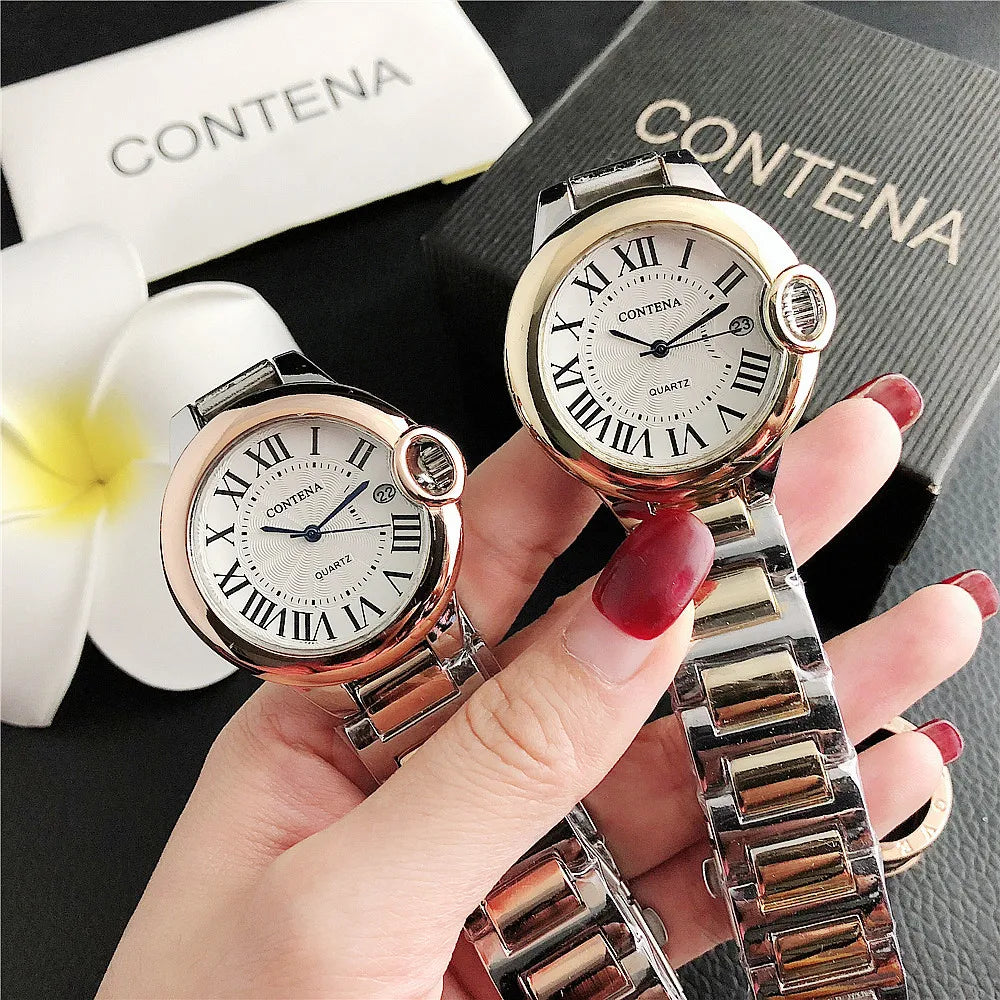 Luxury Women Quartz Watch Elegant Calendar Display Ladies Watches Top Brand Fashion Stainless Steel Wristwatches Clock Gift