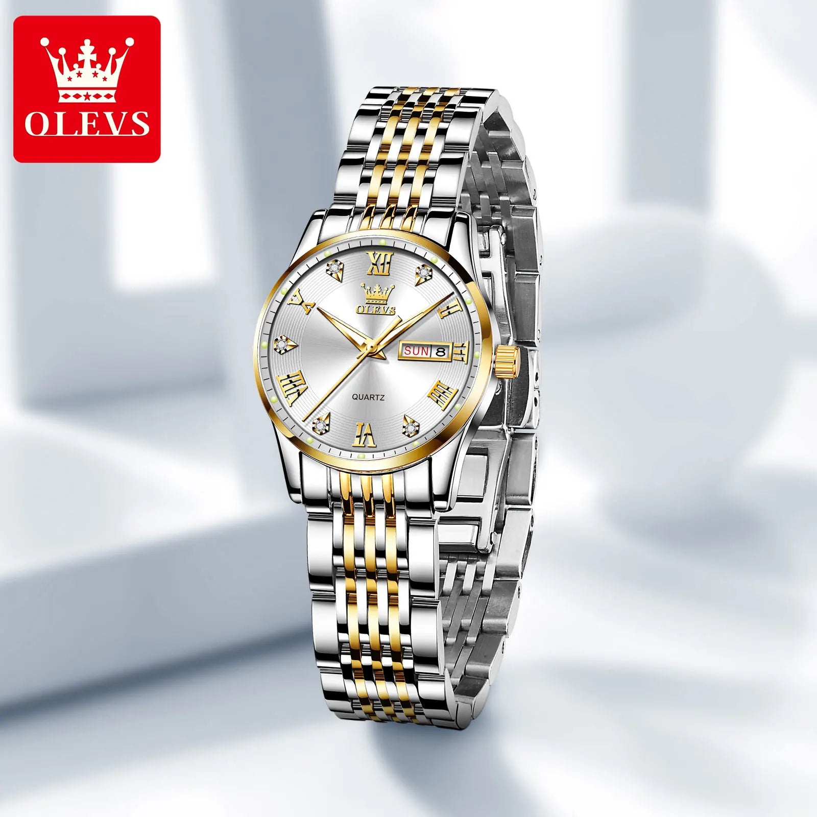 OLEVS Luxury Brand Watch for Women Fashion Quartz Women's Watches Waterproof Stainless Steel Elegant Ladies Wristwatch Original