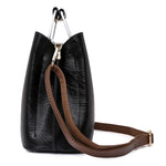 Vintage Luxe Leather Tote | Elegant Women's Shoulder & Crossbody Handbag
