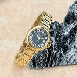 Elegant Ladies Wristwatch High-End Classic Aesthetic Alloy Steel Band Luxury Watch Stylish Timepiece for Women
