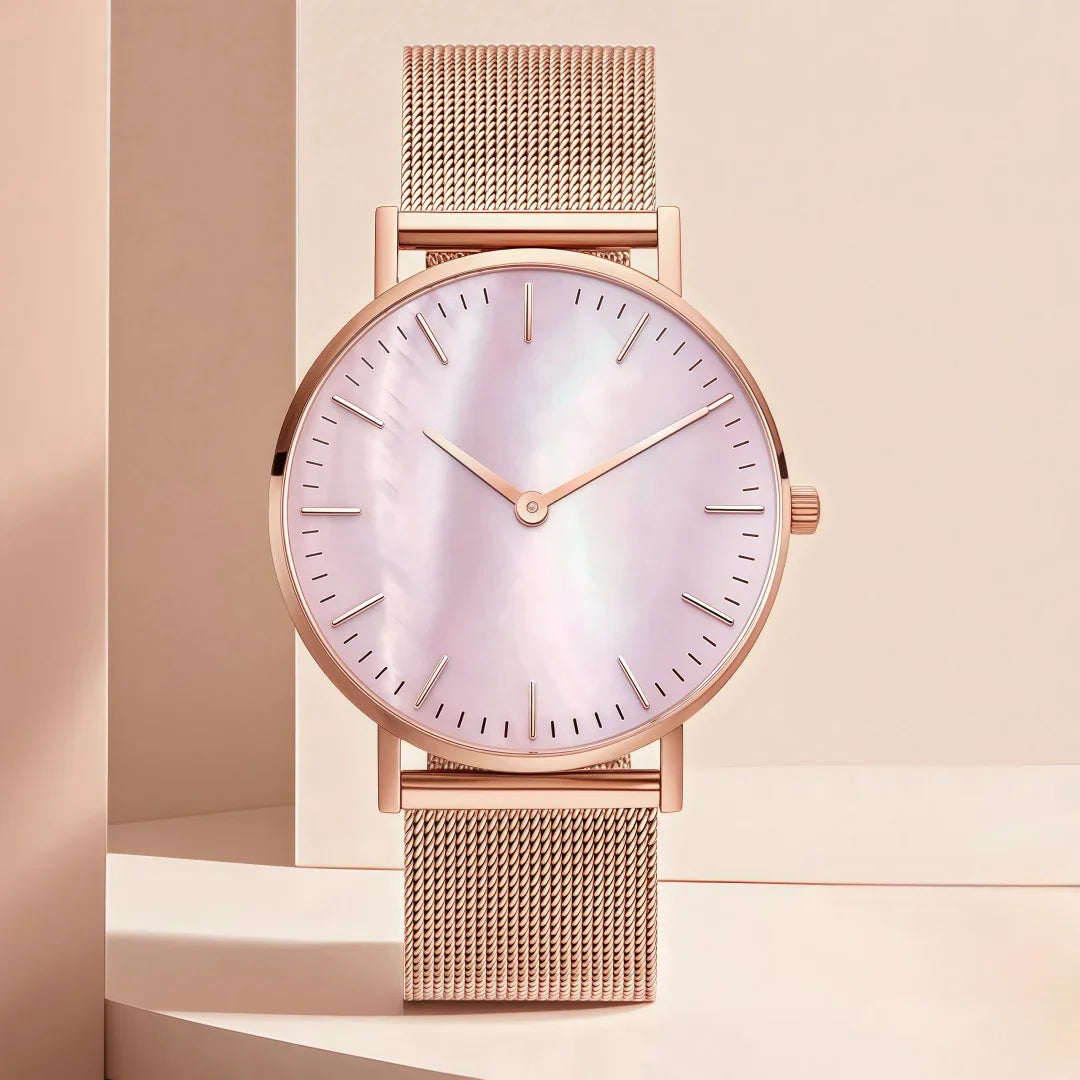 Luxury Brand Watches For Women Fashion Alloy Analog Ladies Quartz Wrist Watches Simple Elegant Women Watch Gifts Montre Femme