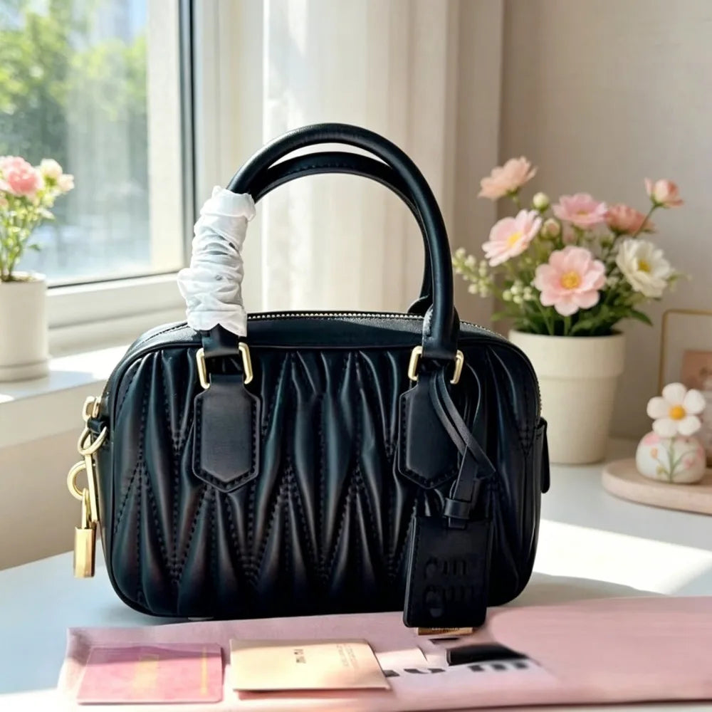 Luxury Designer Handbag for Women, Premium Elegant Top Handle Crossbody Single Shoulder Versatile City Daily Commute Purse