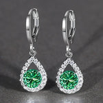 New Waterdrop Shaped Drop Earrings for Women Simple and Elegant Lady's Ear Accessories Daily Wear Fashion Versatile Jewelry