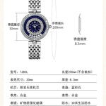 Women Bracelet Watches Silver Top Brand Luxury Ladies Wrist Watches Female Clock Full Steel Quartz Watches Elegant Fashion