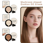 LUVIE GLOW Mushroom Head Air Cushion BB Cream Foundation Cream Face Concealer Moisturizing Waterproof Magic Foundation Makeup