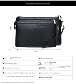 Luxury Brand Men's Wallet Men Long Purse Wallet Male Clutch Bag PU Leather Zipper Wallet Men Business Envelope Wallet Coin Purse