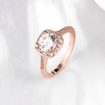 Fashion Rings For Women  Wedding Engagement Jewelry Accessory Cubic Zircon Stone Promise Finger Ring Anillos Femme