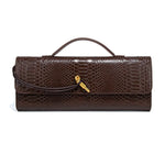 Luxury Design Top-Handle Bag for Women Evening Handbag Long Purse PU Snakeskin Pattern Crossbody Shoulder Bags Fashion Outfits