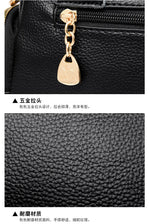 Luxury Designer Purse and Handbag Fashion High Quality Women's Shoulder Bag Large Capacity Soft Leather Locomotive Crossbody Bag