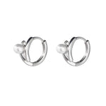 925 Sterling Silver Pearl Earrings Luxurious Exclusive Design Exquisite Simple Fashionable Ear Accessories for Women