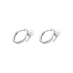 925 Sterling Silver Pearl Earrings Luxurious Exclusive Design Exquisite Simple Fashionable Ear Accessories for Women