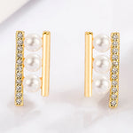 Drop Earrings Women Engagement Party Exquisite Ear Accessories Fashion Jewelry Temperament Sweet Pink Pear Cubic Zirconia