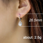 New Waterdrop Shaped Drop Earrings for Women Simple and Elegant Lady's Ear Accessories Daily Wear Fashion Versatile Jewelry