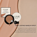 LUVIE GLOW Mushroom Head Air Cushion BB Cream Foundation Cream Face Concealer Moisturizing Waterproof Magic Foundation Makeup