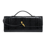 Luxury Design Top-Handle Bag for Women Evening Handbag Long Purse PU Snakeskin Pattern Crossbody Shoulder Bags Fashion Outfits