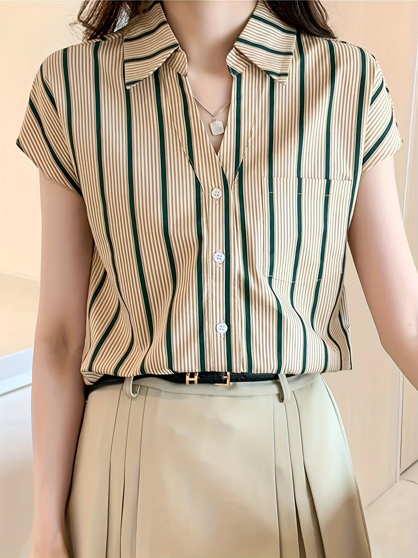 Fashion striped women blouses New Spring Summer ladies shirts sleeveless bottoming shirts Tops blusa mujer